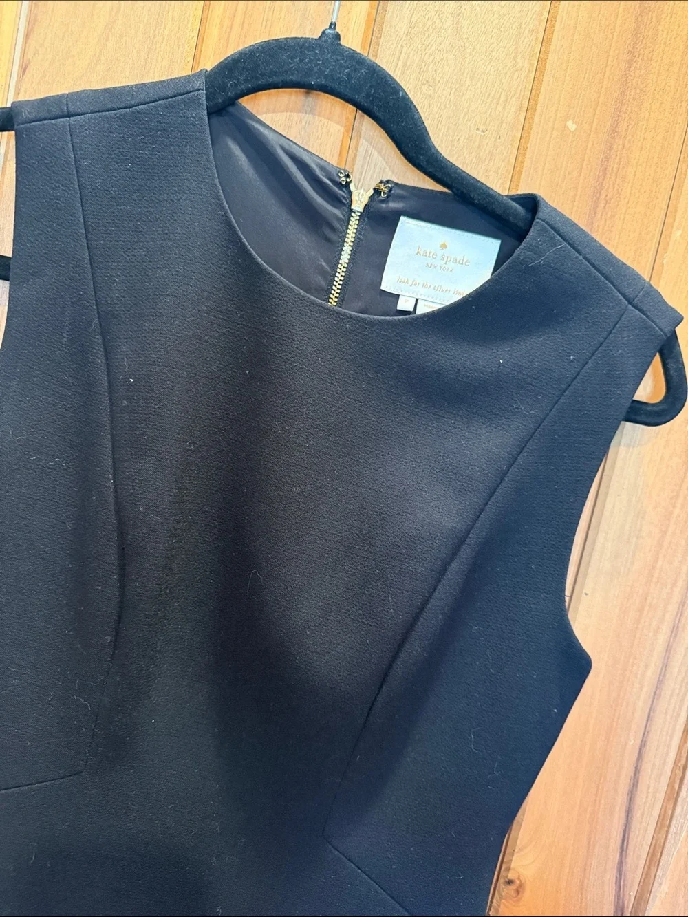 Kate Spade sicily a line Black Sleeveless Sheath Dress